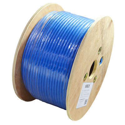 Kabel sieciowy OEM Cat7 Lan High Speed ​​20 Gb / s 24AWG BC S / FTP Kurtka PVC 4 pary