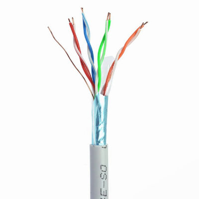 UL FTP Ethernet Cat5e Kabel LAN 24AWG BC 0,5 mm Płaszcz PVC 4 pary 305 m