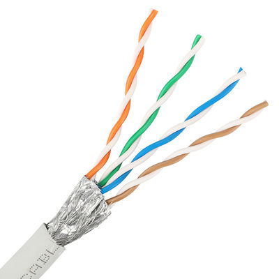 26AWG FTP LSZH Kabel Cat5e Lan BC Dyrygent 1000 stóp Wielokolorowy