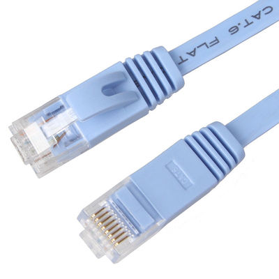 Płaski kabel krosowy Cat8 Cat7 Cat6 1 Gb / s, solidny, szybki do komputera