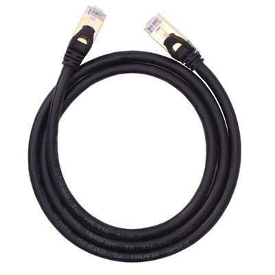 Ekranowane kable krosowe 10 Gigabit Cat6a STP RJ45 100 W PoE Stabilny