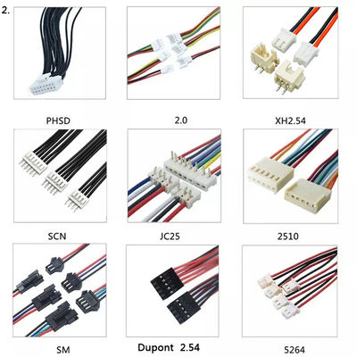 Niestandardowy kabel wiązki przewodów silnika Uniwersalny Trwały Wielokolorowy
