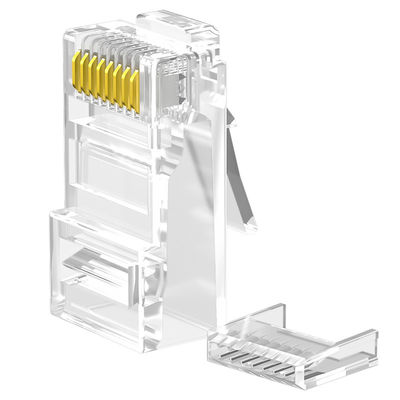 Trwałe złącze PC RJ45 Cat6, ekranowane złącze CAT6 UTP 8P8C