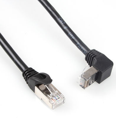 Praktyczny kabel Cat 6 STP prosto do dołu pod kątem 90 stopni