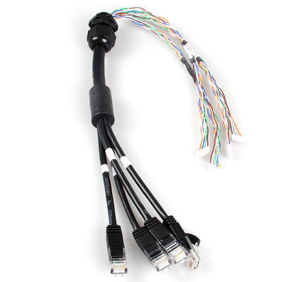 Fabrycznie dostosowany kabel sieciowy Cat6a1 do 4 kabli krosowych dla inżynierii