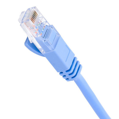 Miedziany kabel krosowy 24AWG Cat 5e, BC7 / 0.2 Płaszcz PCV Kabel krosowy UTP Cat5e