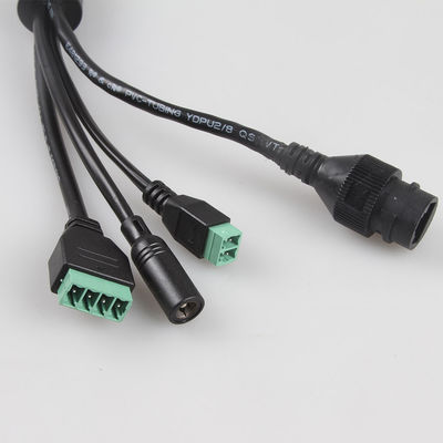 Praktyczny przemysłowy kabel do kamery 3.81 RJ45, odporna na warunki atmosferyczne kamera z kablem LAN