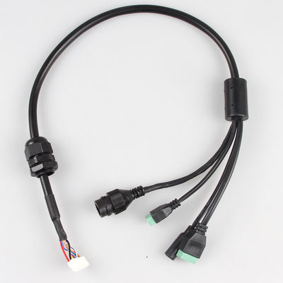 Praktyczny przemysłowy kabel do kamery 3.81 RJ45, odporna na warunki atmosferyczne kamera z kablem LAN