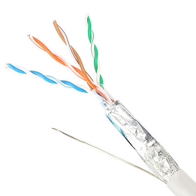 Podwójnie ekranowany kabel Cat5e Lan UTP SFTP 24AWG ze splecionymi przewodami