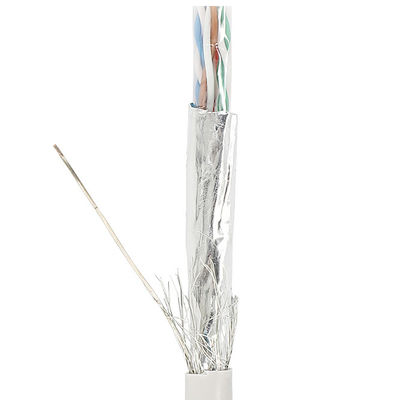 Podwójnie ekranowany kabel Cat5e Lan UTP SFTP 24AWG ze splecionymi przewodami