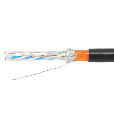 Zewnętrzny kabel Lan 23AWG Cat5e Cat6 Cat6A Cat7 Cat7A z płaszczem z PVC