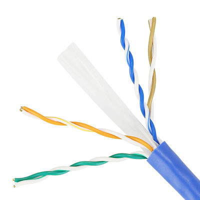 Kabel Ethernet Cat6 z czystej miedzi 1000 Ft CU 4PR 23AWG 0,57 mm do wnętrz