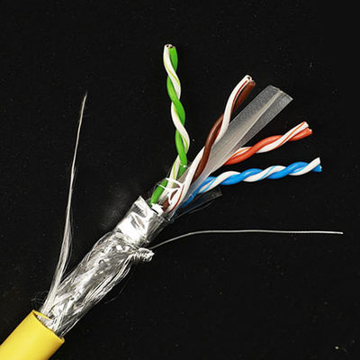 LSZH 23AWG Cat6 Kabel ekranowany STP SSTP Wysokowydajna czysta miedź