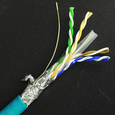 LSZH 23AWG Cat6 Kabel ekranowany STP SSTP Wysokowydajna czysta miedź