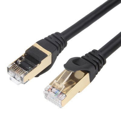 Komputerowy kabel krosowy 1000 Mb / s Cat 6, czysty miedziany kabel krosowy 24AWG RJ45 Cat 6