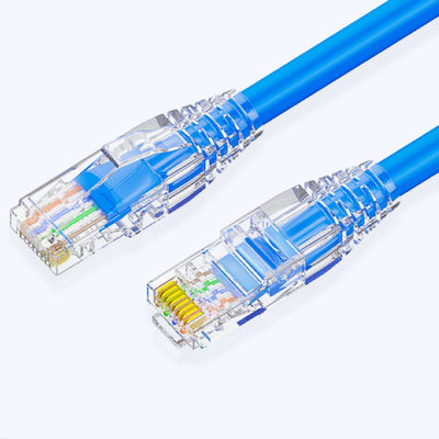 Kabel Ethernet 100 W PoE + RJ45 Cat6, niebieski kabel Gigabit Ethernet Cat6