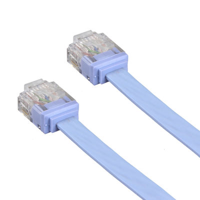 Płaski kabel RJ45 Ethernet Cat5e HDPE BC do oprzyrządowania splecionego