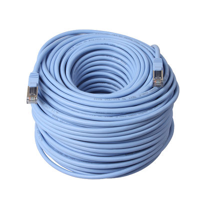 Wewnętrzny kabel krosowy Ethernet Cat5e 100 m FTP STP Powłoka PCV ze złączem RJ45