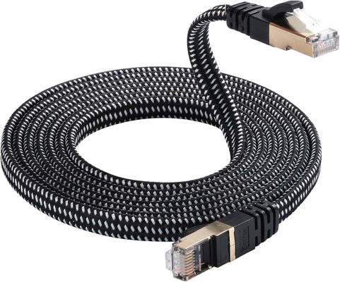 Nylonowy pleciony kabel krosowy Cat7 Odporny na warunki atmosferyczne Wysoka prędkość 10 Gb / s