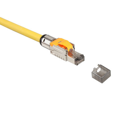 LSZH Kabel Ethernet Cat 8 Lan S/FTP 22AWG Podwójnie ekranowany Kolor żółty
