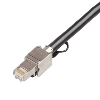 Podwójnie ekranowany kabel krosowy 24AWG Cat 8, kabel 2000 MHz Ethernet Cat 8 SFTP