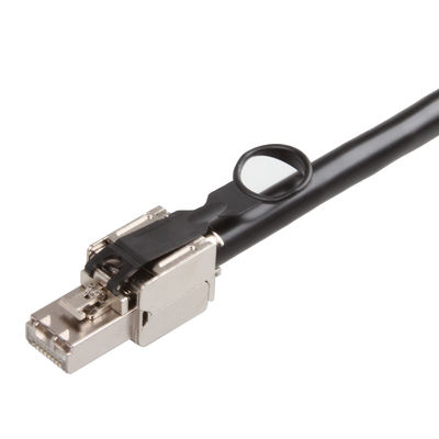 Podwójnie ekranowany kabel krosowy 24AWG Cat 8, kabel 2000 MHz Ethernet Cat 8 SFTP