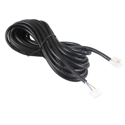 Stabilna przemysłowa wiązka przewodów CE, kabel krosowy telefoniczny RJ11 6P4C do XH2.54 4P