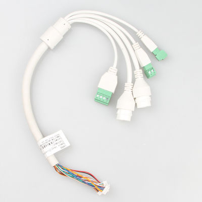 Czarny kabel sieciowy kamery Ethernet RJ45 + 3,81 uniwersalny stabilny