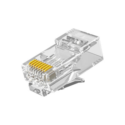 Trwałe złącze PC RJ45 Cat6, ekranowane złącze CAT6 UTP 8P8C