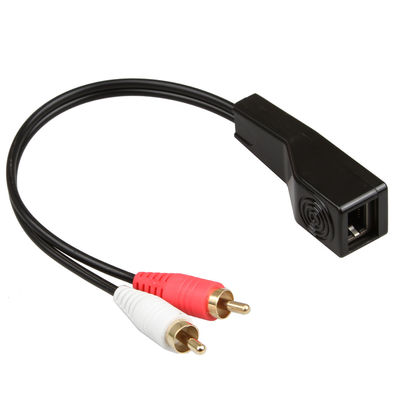 Sygnał Audio RCA Kabel Stereo 3,5 MM Czerwony Biały Kolor Pasuje do Cat5 Cat6 Cat7 Cat8