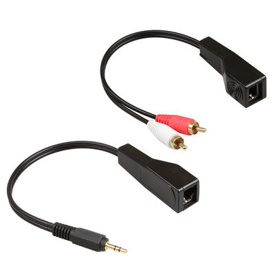 Sygnał Audio RCA Kabel Stereo 3,5 MM Czerwony Biały Kolor Pasuje do Cat5 Cat6 Cat7 Cat8
