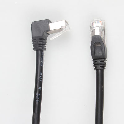 Praktyczny kabel Cat 6 STP prosto do dołu pod kątem 90 stopni