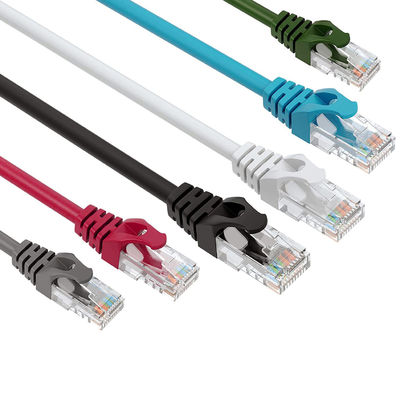 Okrągły kabel krosowy UTP Cat 6 o długości 3 m-100 m, praktyczny kabel krosowy Ethernet Cat 6