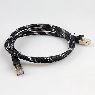 Pleciony kabel sieciowy 10 Gb / s, kabel RJ45 Cat 7 do Gigabit Ethernet