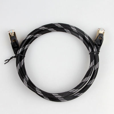 Pleciony kabel sieciowy 10 Gb / s, kabel RJ45 Cat 7 do Gigabit Ethernet
