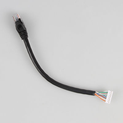 Wytrzymały kabel AWG 22 Ethernet Cat 5e, goły miedziany kabel JST RJ45 Cat5e