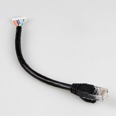 Wytrzymały kabel AWG 22 Ethernet Cat 5e, goły miedziany kabel JST RJ45 Cat5e