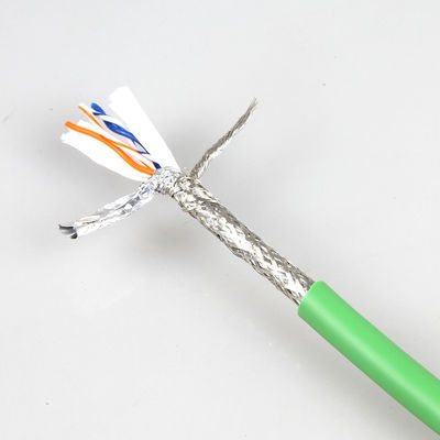Kabel Ethernet przemysłowy Green Camera M12 4Pin do RJ45 Gigabit Stable