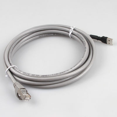 Komputerowy kabel Ethernet 8P8C RJ45, trwały kabel adaptera USB na RJ45
