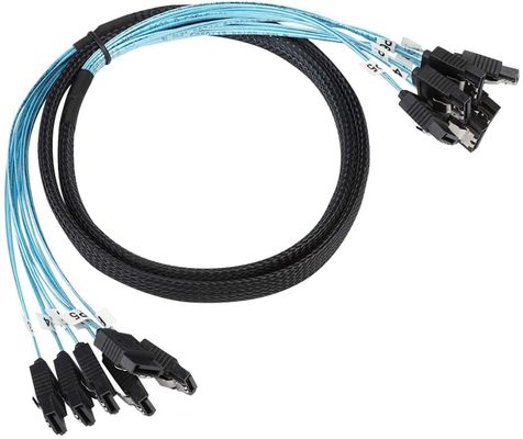 Kabel wiązki przewodów żeńskiego rozdzielacza 6 Gb / s SATA III HDD 7pin do 7pin dla serwera