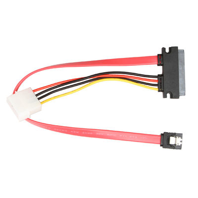 ROHS SATA III kabel wiązki przewodów danych SATA 7 + 15Pin 22Pin do SATA 7Pin + 4Pin