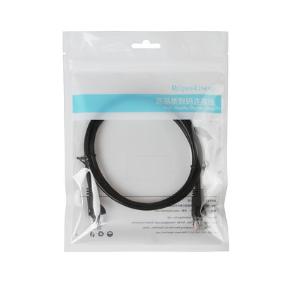 Czarny kabel krosowy CCA UTP FTP Cat5e ze złączem męskim RJ45