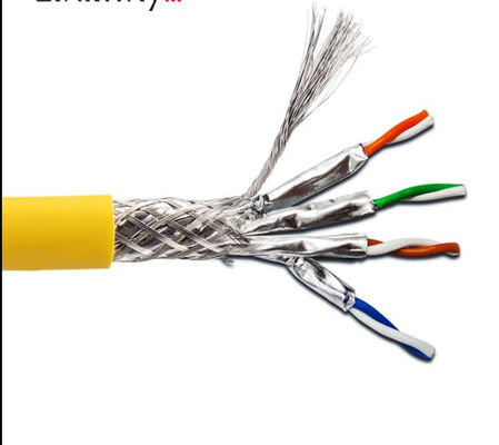 Płaszcz PVC Kabel Ethernet Cat7 Lan Izolacja HDPE Goła miedź