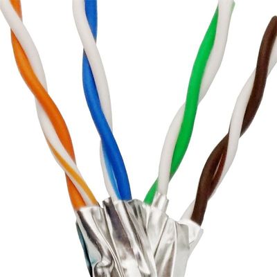 Kabel zewnętrzny 26AWG SFTP Cat7 Ekranowana skrętka Praktyczna