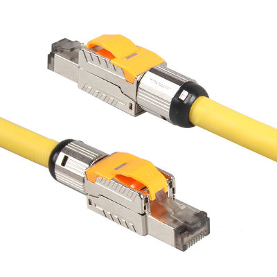 Kabel Cat 7 STP zakończony w terenie, modułowa wtyczka sieciowa RJ45 8P8C Kabel krosowy Cat 7