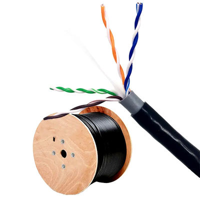 Kabel LAN z podwójną osłoną Cat6 Sieć UTP Czysta miedź na zewnątrz