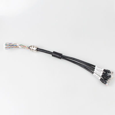 Fabrycznie dostosowany kabel sieciowy Cat6a1 do 4 kabli krosowych dla inżynierii