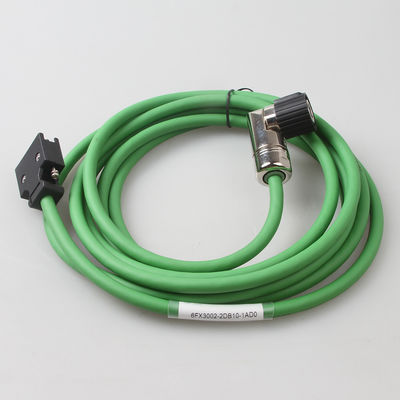 V90 6FX3002-2DB10 Kable kodujące Servo Motor Connector Plug z zielonymi kablami stałą instalacją