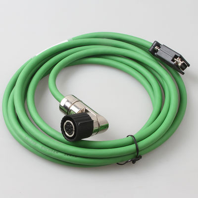 V90 6FX3002-2DB10 Kable kodujące Servo Motor Connector Plug z zielonymi kablami stałą instalacją